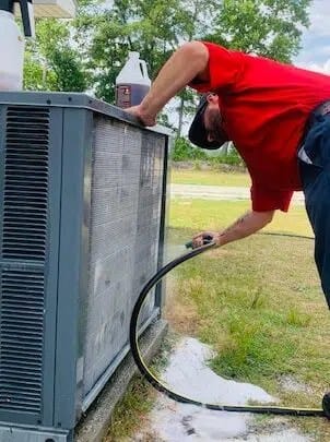 ac coil cleaning, ac coil cleaner, the air doctor, ac coil cleaning near me. greenville, nc