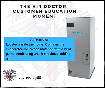 The Air Doctor. air handler, coils, ac coils, indoor air quality, heat pump, condensing unit